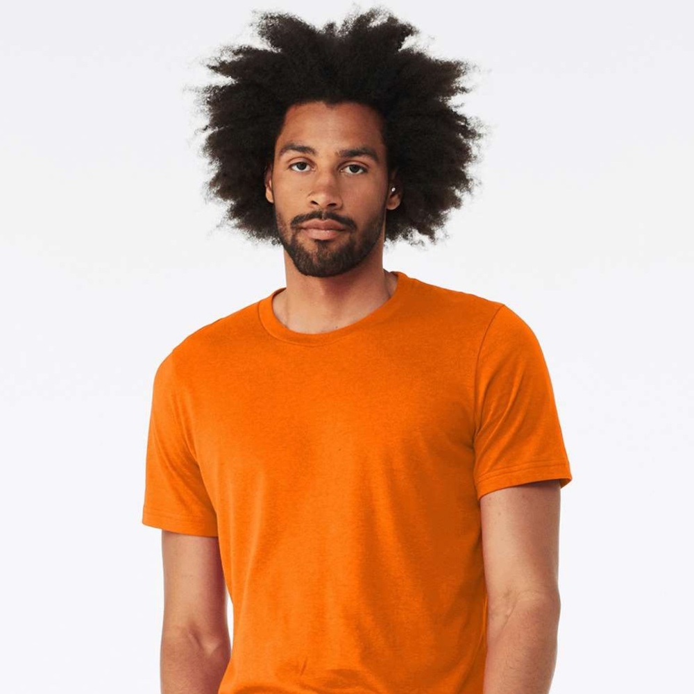 Bella + Canvas Neon Orange T-shirt